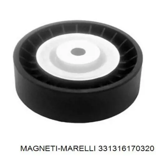 331316170320 Magneti Marelli rodillo, correa trapecial poli v