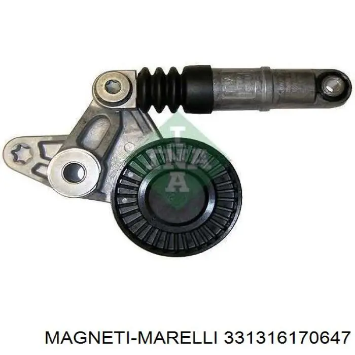 331316170647 Magneti Marelli rodillo, correa trapecial poli v