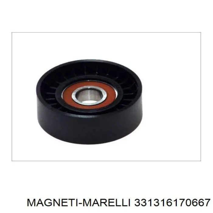 331316170667 Magneti Marelli rodillo, correa trapecial poli v