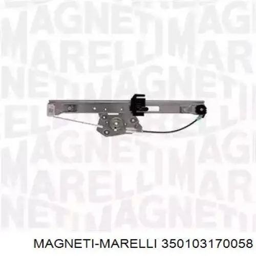 350103170058 Magneti Marelli mecanismo de elevalunas, puerta trasera derecha