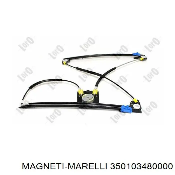 350103480000 Magneti Marelli mecanismo de elevalunas, puerta delantera derecha