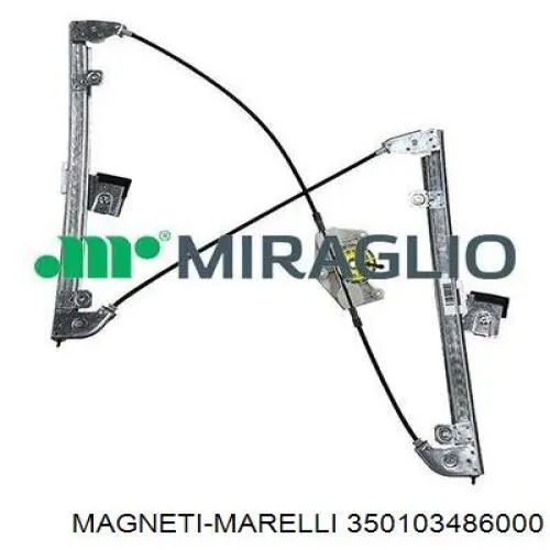 350103486000 Magneti Marelli mecanismo de elevalunas, puerta delantera derecha