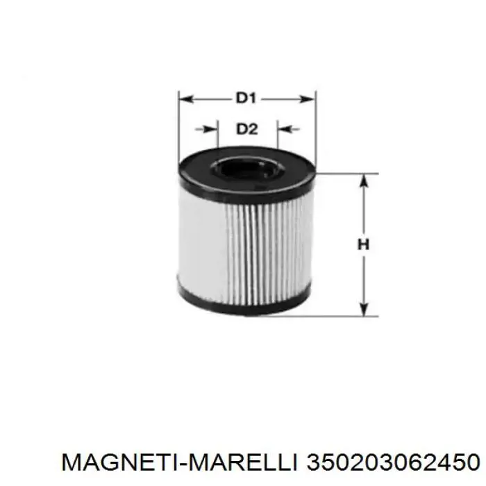 350203062450 Magneti Marelli filtro de habitáculo