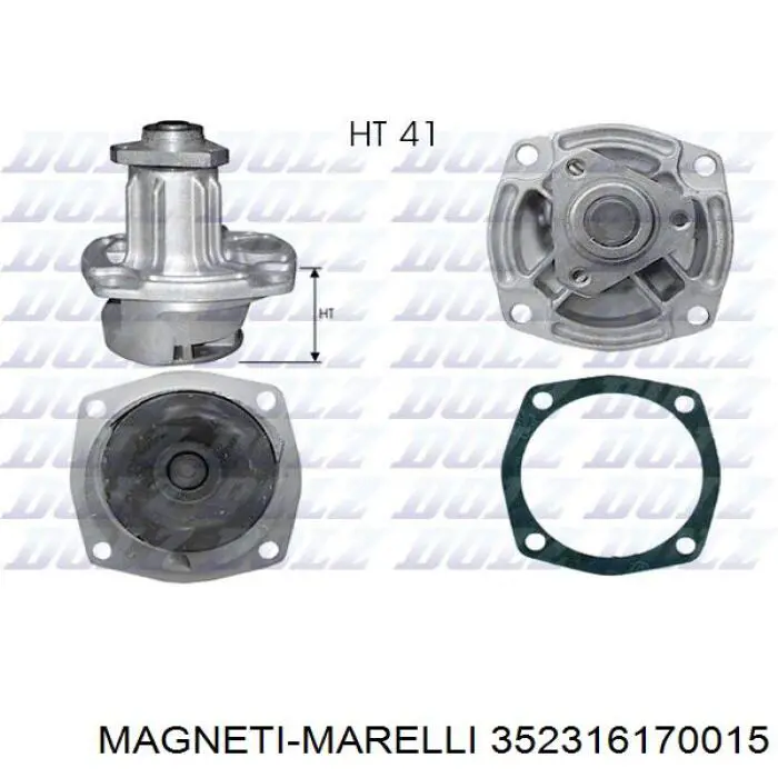 352316170015 Magneti Marelli bomba de agua