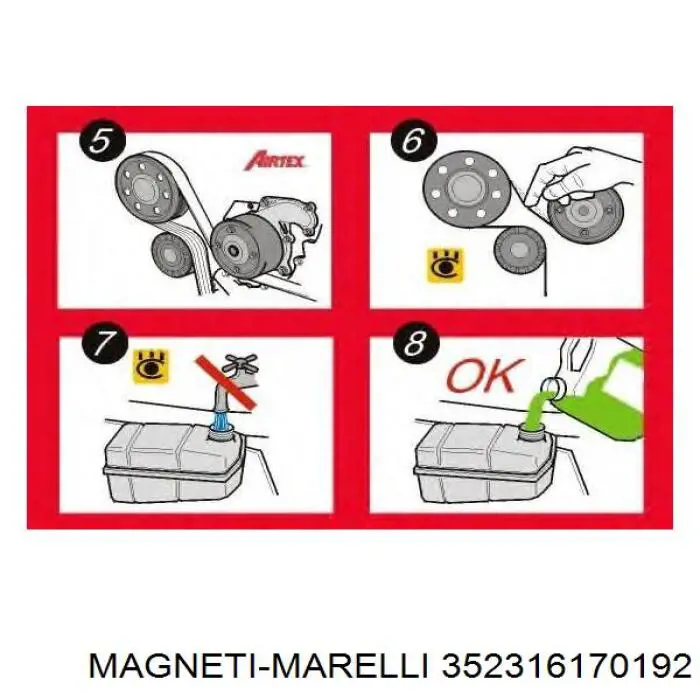 352316170192 Magneti Marelli bomba de agua