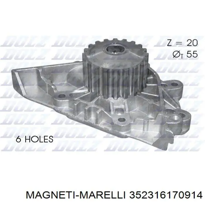 352316170914 Magneti Marelli bomba de agua