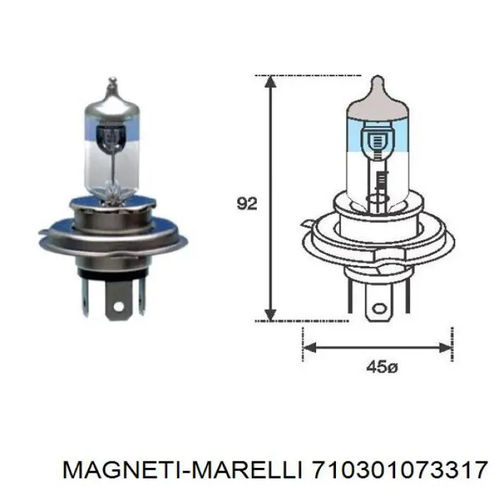 710301073317 Magneti Marelli faro izquierdo