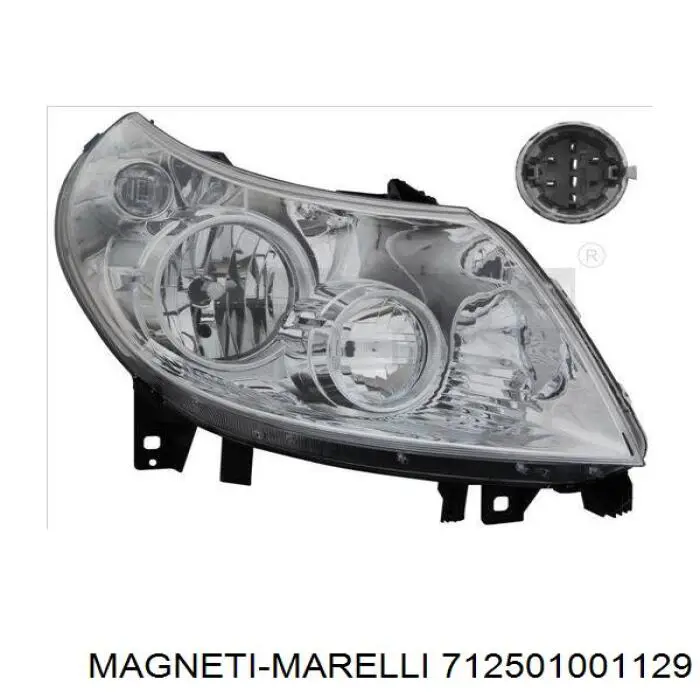 71778516 Fiat/Alfa/Lancia faro derecho