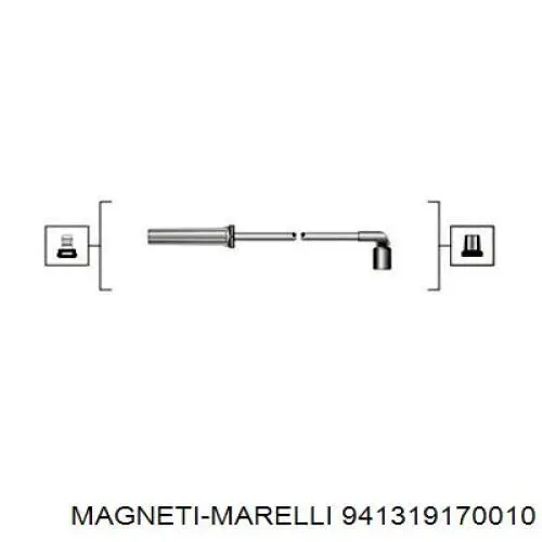 941319170010 Magneti Marelli juego de cables de encendido