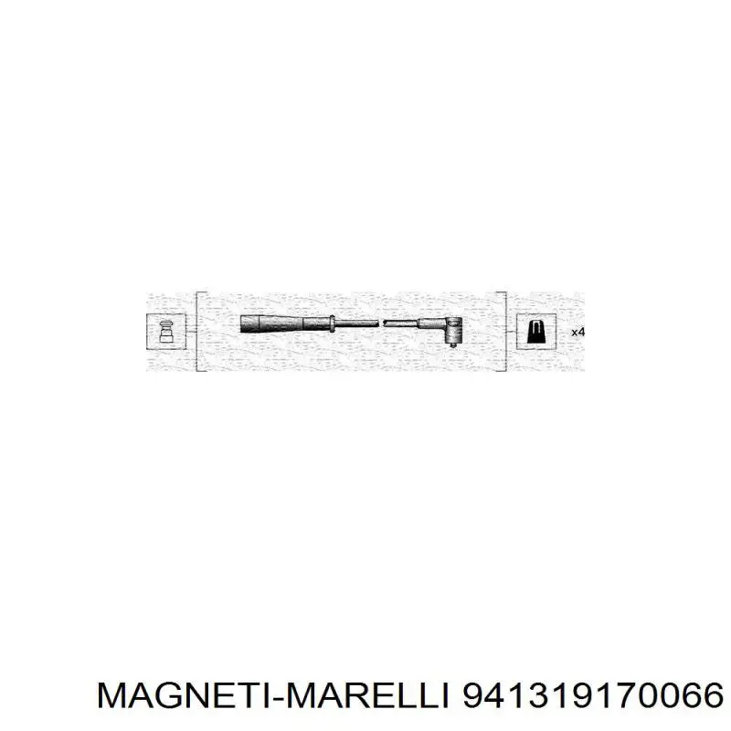 941319170066 Magneti Marelli juego de cables de encendido