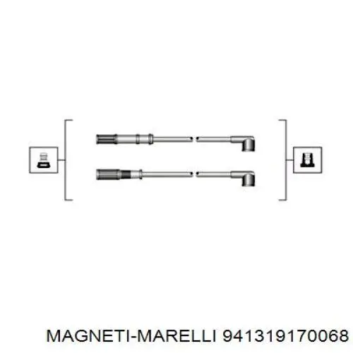 941319170068 Magneti Marelli juego de cables de encendido