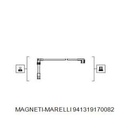 941319170082 Magneti Marelli juego de cables de encendido