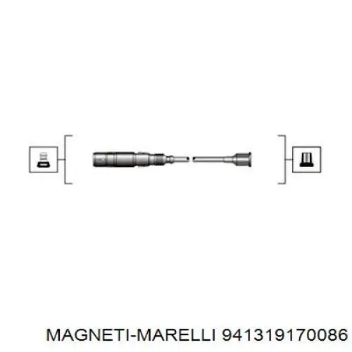 941319170086 Magneti Marelli juego de cables de encendido