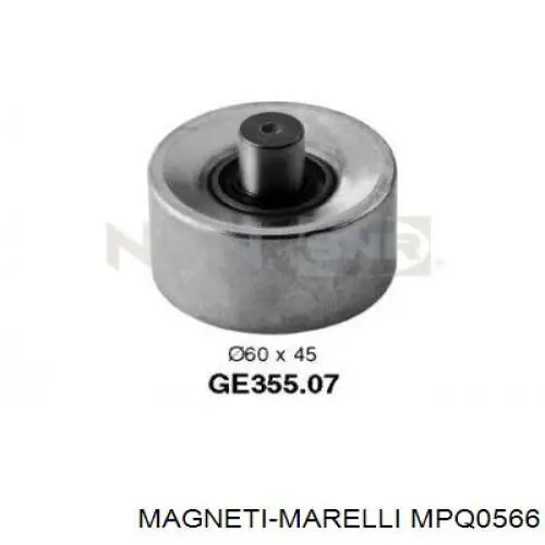 MPQ0566 Magneti Marelli rodillo intermedio de correa dentada