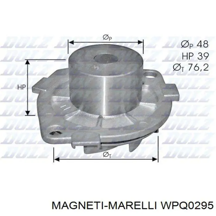 WPQ0295 Magneti Marelli bomba de agua