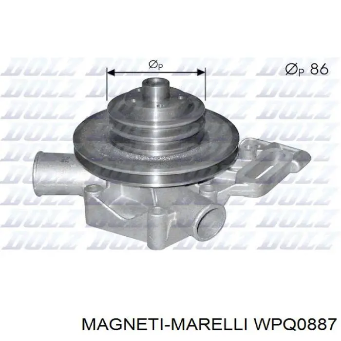 WPQ0887 Magneti Marelli bomba de agua