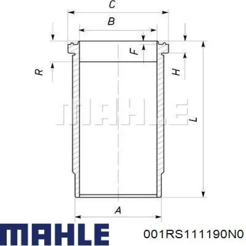  Juego de aros de pistón para 1 cilindro, STD para Mercedes GL X166