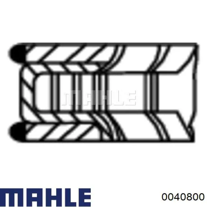 0040800 Mahle Original pistón completo para 1 cilindro, std