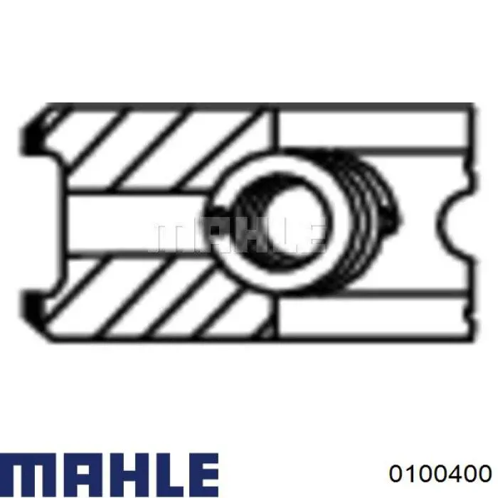 010 04 00 Mahle Original pistón completo para 1 cilindro, std