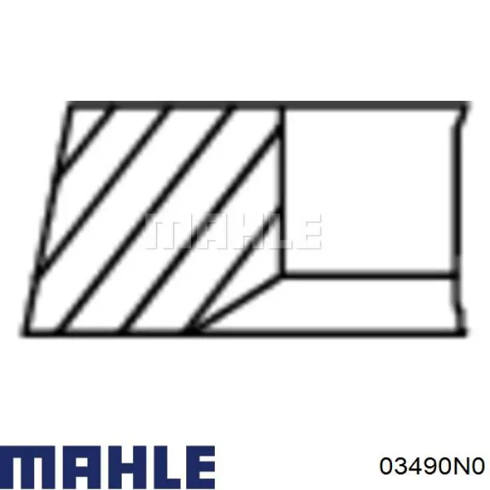  Juego de aros de pistón para 1 cilindro, STD para Volkswagen LT 2DM