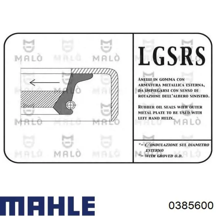 038 56 00 Mahle Original pistón completo para 1 cilindro, std