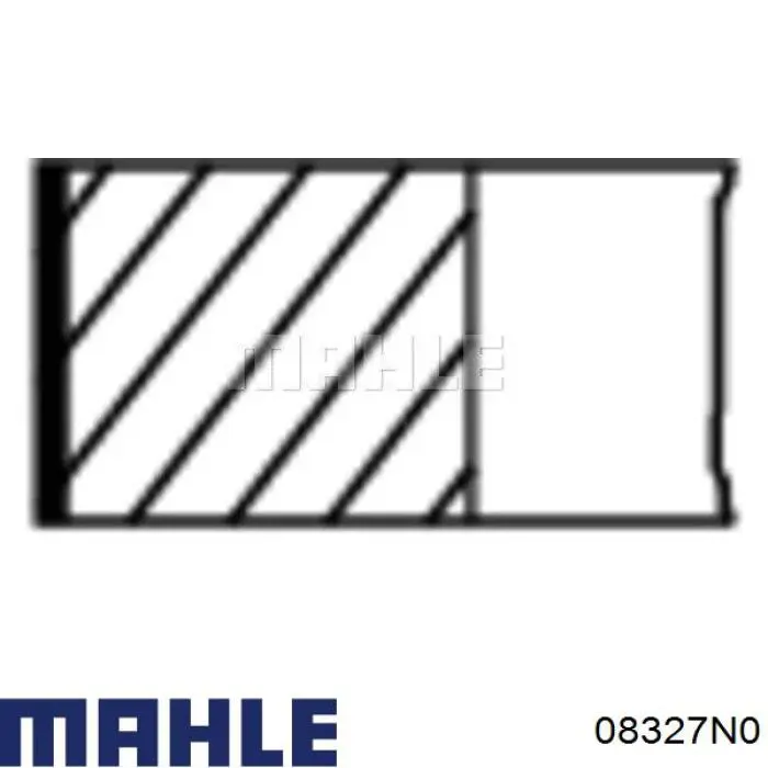  Juego de aros de pistón para 1 cilindro, STD para BMW X1 E84