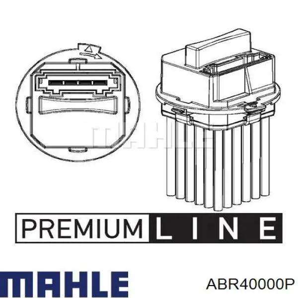 ABR 40 000P Mahle Original resitencia, ventilador habitáculo