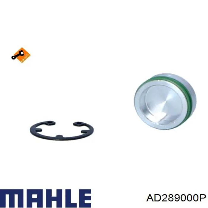 AD 289 000P Mahle Original receptor-secador del aire acondicionado