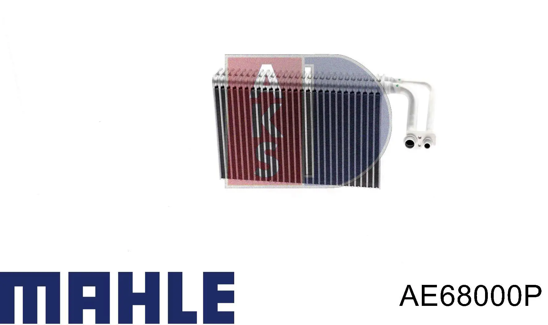 AE68000P Mahle Original evaporador, aire acondicionado