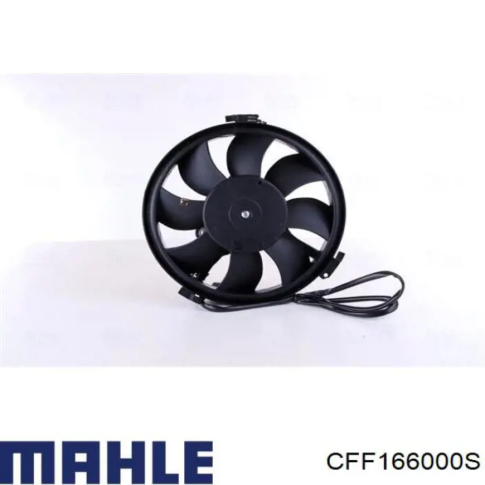 CFF 166 000S Mahle Original ventilador (rodete +motor refrigeración del motor con electromotor completo)