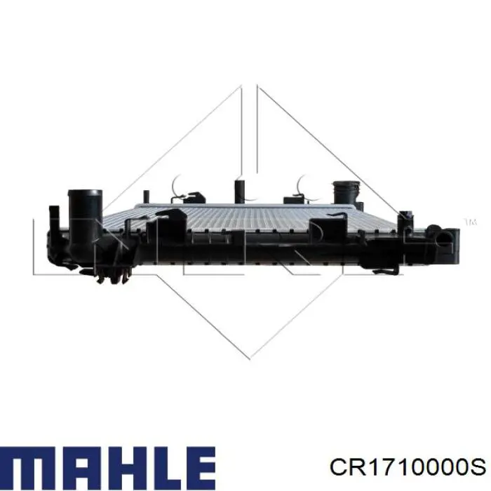 CR 1710 000S Mahle Original radiador refrigeración del motor