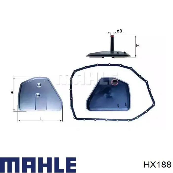 HX188 Mahle Original filtro hidráulico, transmisión automática