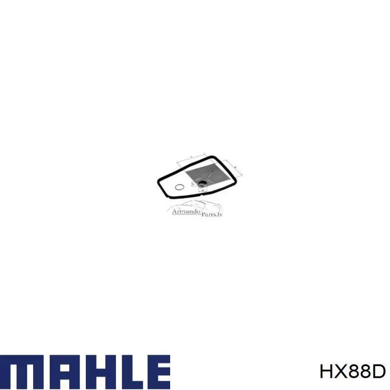 HX88D Mahle Original filtro hidráulico, transmisión automática