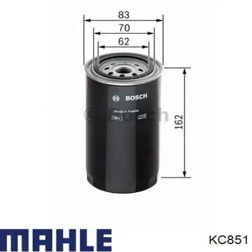 KC851 Mahle Original filtro combustible