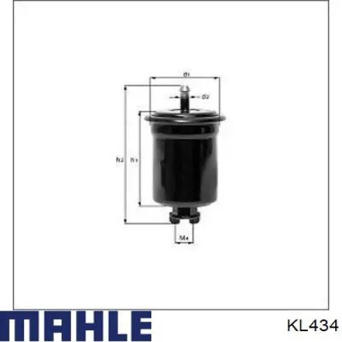 KL434 Mahle Original filtro combustible