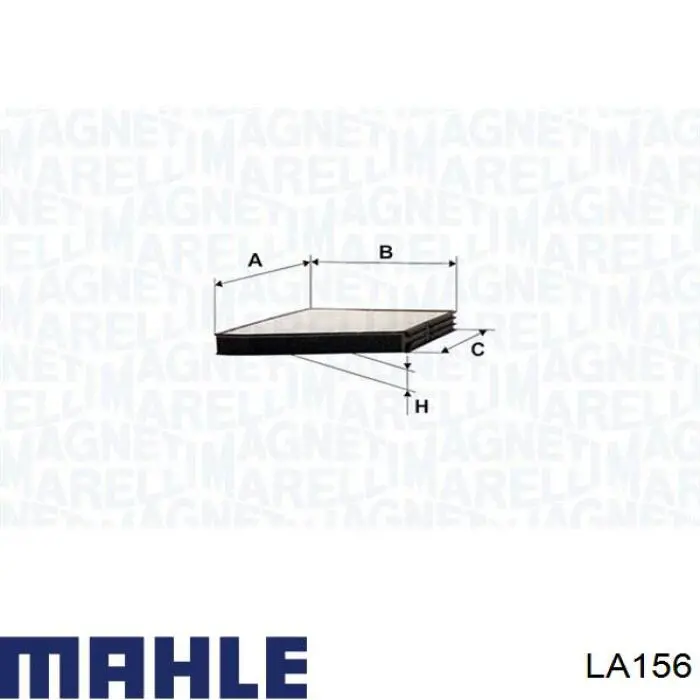 LA156 Mahle Original filtro de habitáculo