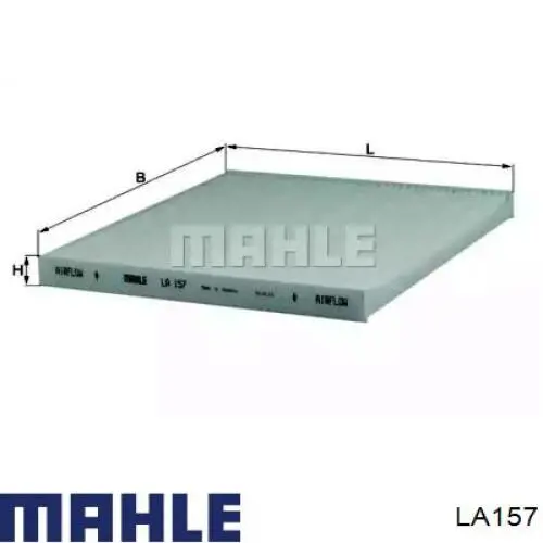 LA157 Mahle Original filtro de habitáculo