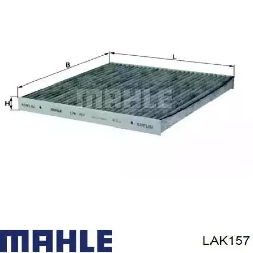 LAK157 Mahle Original filtro de habitáculo