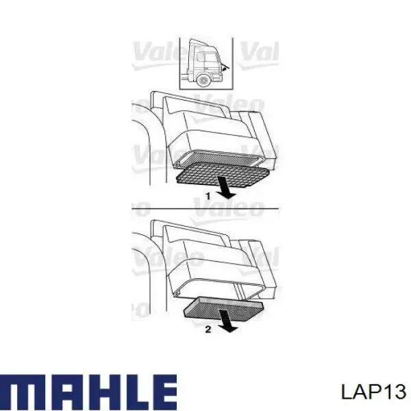 LAP13 Mahle Original filtro de habitáculo