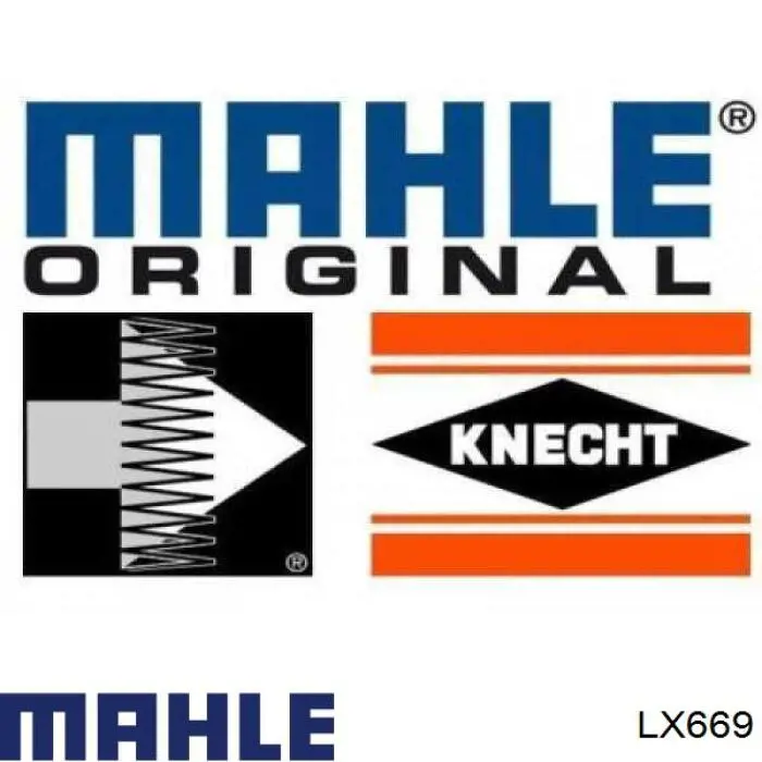 LX669 Mahle Original filtro de aire