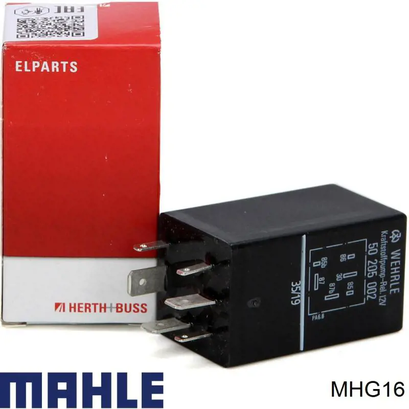 MHG16 Mahle Original relé de bujía de precalentamiento