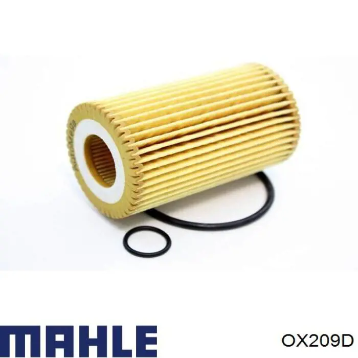 OX 209D Mahle Original filtro de aceite