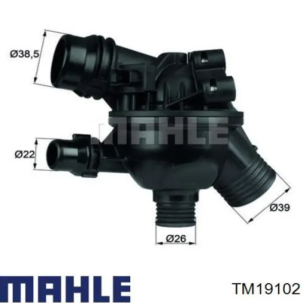 TM19102 Mahle Original termostato, refrigerante