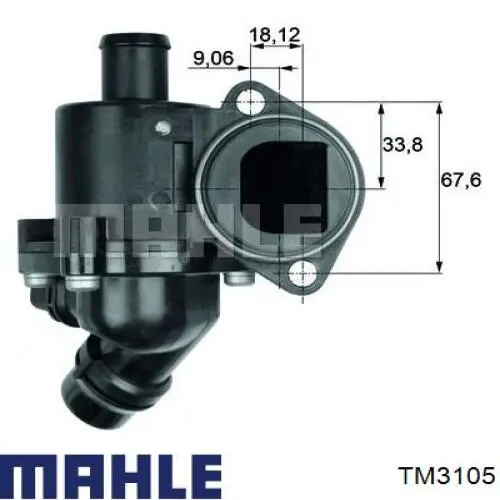 TM3105 Mahle Original caja del termostato