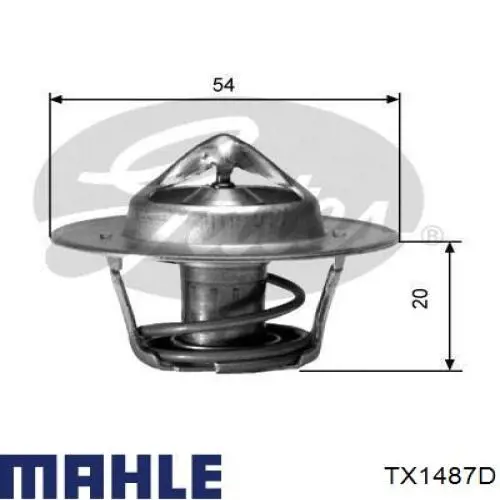 TX1487D Mahle Original termostato, refrigerante