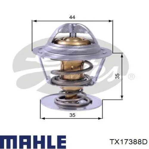 TX17388D Mahle Original termostato, refrigerante