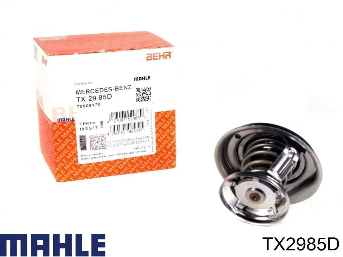 TX2985D Mahle Original termostato, refrigerante