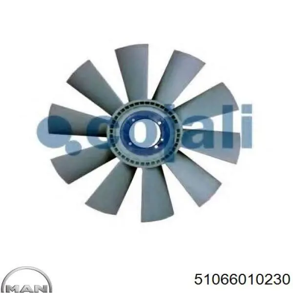 51066010230 MAN rodete ventilador, refrigeración de motor