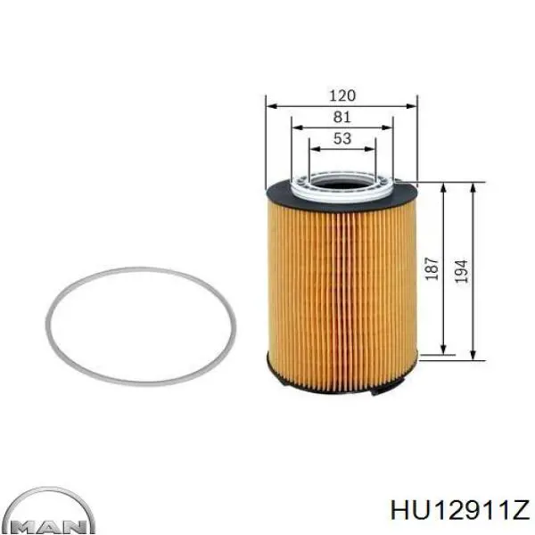 HU12911Z MAN filtro de aceite