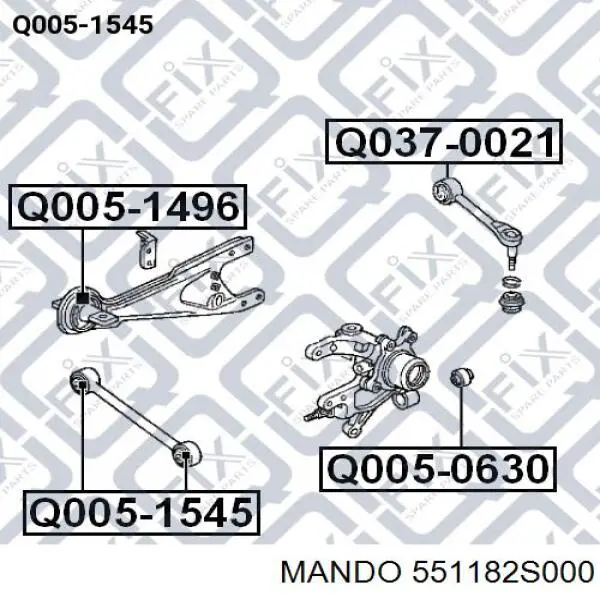  Suspensión, barra transversal trasera para Hyundai Santa Fe 3 